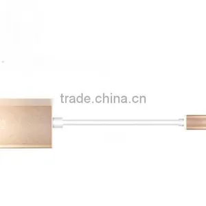 Type C USB to VGA Cable Audio Aluminum Alloy Shell thumbnail-2