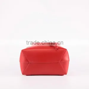 4772 Wholesale Trendy Design Red PU Material Fashion Waterproof Ladies Backpack thumbnail-5