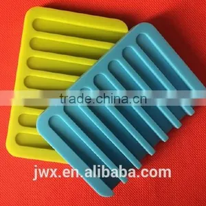 Blue Silicone Soap Support Restroom Hands Washing Tool thumbnail-5
