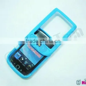 Blue Silicon Case for Blackberry 9800 Torch, for Black Berry 9800 Torch Silicone Case With Slider thumbnail-1