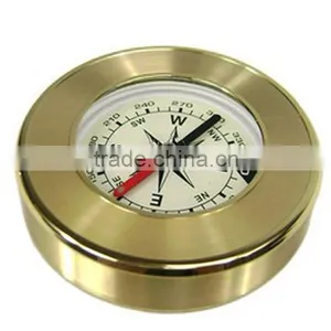Outdoor Camping Electroplated Lensatic Compass With Night Light thumbnail-1
