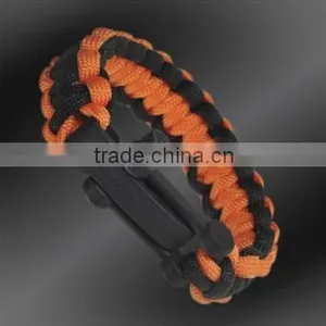 2016 Girls Christmas Paracord Braacelet With Logo Charm Wholesale thumbnail-5