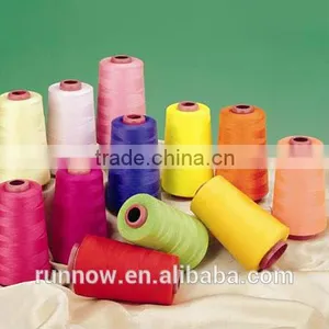 China Factory Raw White 100% Spun Polyester Yarn for Sewing Thread on Paper Cone thumbnail-1