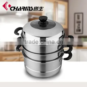 Kitchen King Cooker Large Food Steamer With Stainless Steel thumbnail-4