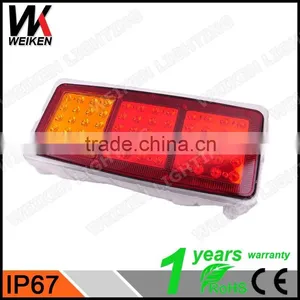 WEIKEN Auto Spare Parts Led Truck Tail Light Stop Brake Lamp Tail Light Lens Material Supplier's Choice thumbnail-2