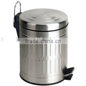 Stainless Steel Waste Bin thumbnail-1