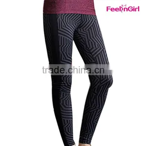 Wholesale Stripe Print Yoga Legging For Women thumbnail-1