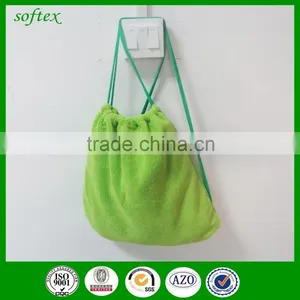Microfiber Drawstring Beach Towel Bag,folding Beach Towel Bag thumbnail-3