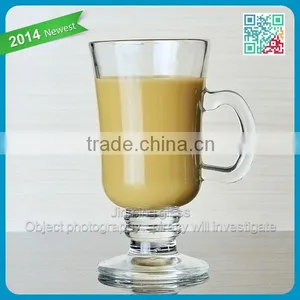 Wholesale Coffee Glass Coffee Shop Use Glass Coffee Cup thumbnail-2