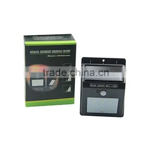 OUTDOOR WALL LIGHT SOUND SENSOR SOLAR LED WALL LAMP thumbnail-2