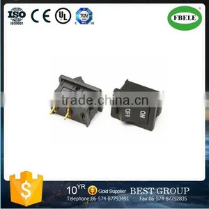 MRS-101A (on)-off Illuminated Rocker Switch Double Pole Rocker Switch Electric Rocker Switch (FBELE) thumbnail-1