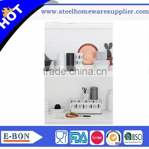High Quality Customized Logo Style Stainless Steel Bread Bin Bread Box thumbnail-2