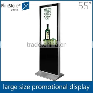 55 Inch LCD Large Screen Display Industrial ,airport LCD Digital AD Player Indoor,vertical Digital Advertisement POP LCD Display thumbnail-1