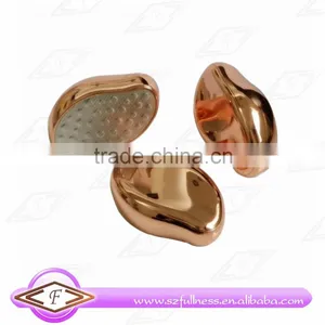 High Quality Rose Gold Etching Stainless Steel Callus Remover Pedicure Foot File thumbnail-1
