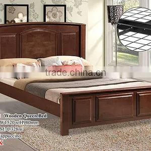 Wooden Queen Bed thumbnail-1