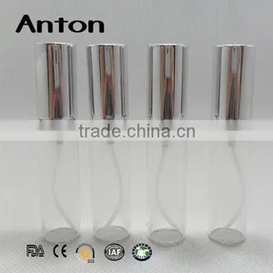 10ml Clear Roll on Tube Glass Bottles With Stainless Steel Roller Ball and Screw Aluminum Cap thumbnail-1