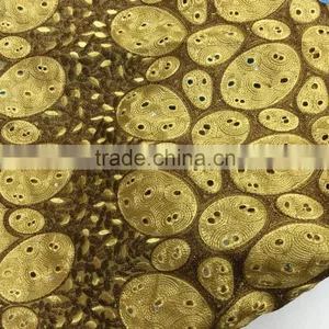 High Quality Organza Lace With Stone Organza Lace Fabric Wedding Dress thumbnail-3