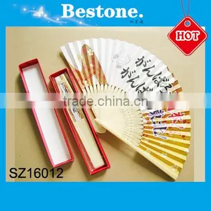Hot Sale Popular Gift Custom Printed Folding Hand Fan thumbnail-1