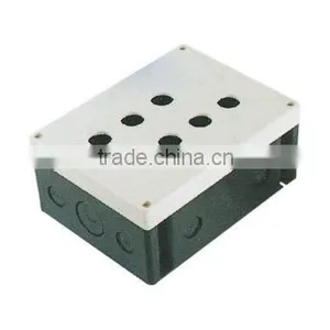 CNGAD 7-hole White Plastic Electric Switch Station(plastic Control Box,switch Box)(BX22-7W) thumbnail-1
