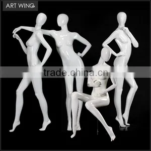 High Gloss Full Body Skiing Sexy Pose Female Mannequin Supplier's Choice thumbnail-4