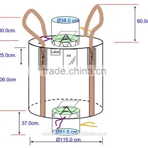 Vietnam Factory of Supper Bag, Ton Bag, Bulk Bag, FIBC Bag, Container Bag, pp Jumbo Bag, Big Bag thumbnail-1