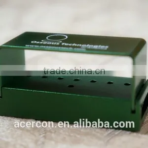 8 Holes Dental Bur Holder (Green) thumbnail-1