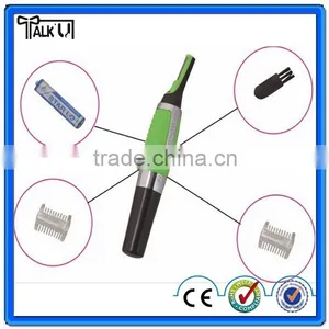 Multifuction 2 in 1 Pocket Size Travel Nose Hair Trimmer, Personal Care Stainless Steel Blade Ear and Facial Hair Trimmer thumbnail-2