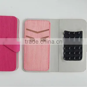 Universal Flip Leather Phone Case With Sucker thumbnail-1