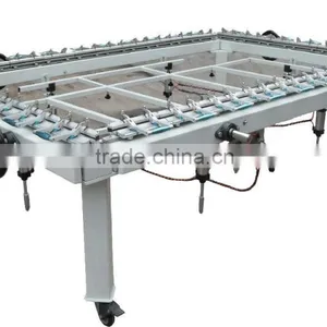 TM-1200LW Manual Tighten Machine Fabric Netting Stretch Mesh Quality Choice thumbnail-1