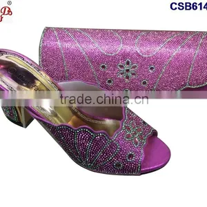 CSB6140 2016 The Top Latest Fashion Woman Italy Style High Heel Sandal Shoes With Bags thumbnail-1