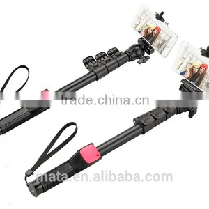 With Bluetooth Shutter Button Selfie Stick Protable Bluetooth Selfie Stick thumbnail-1