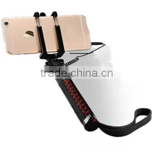 Wholesale Real Leather Monopod Selfie Stick With Foldable thumbnail-3