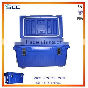 Insulated Plastic Ice Chest Ice Cooler Box Ice Chilly Container FDA&CE thumbnail-1