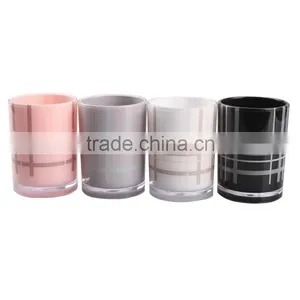 British Style Bath Accessory Set Plastic Double Wall Tumbler thumbnail-2