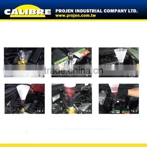 CALIBRE 8pc Coolant Refilling Funnel Set Coolant Filling Funnel Set Coolant Refill Tool thumbnail-3