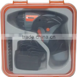 3.6Volt/4.8Volt Cordless Screwdriver With 12pcs Bits in Box thumbnail-1