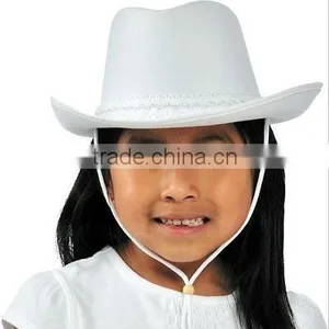 Child White Cowboy Hat thumbnail-1