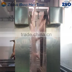 Vertical Pig Washing Machine With Overhead Conveying Chains for Pig Slaughterhouse thumbnail-1