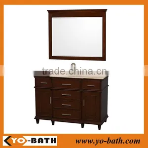 48" Traditional Bathroom Vanity With Marble Countertop thumbnail-1