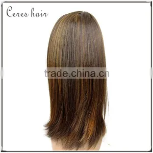 Ceres Factory Price 100% Brazilian Remy Hair Wig F4/27 Mixed Blonde Color Lace Front Wig thumbnail-4