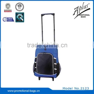Wholesale Fashion 600D PVC Trolley School Backpackwith Wheels thumbnail-1