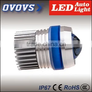 Ovovs Led Headlight Flash/driving Light for Motorcycle With Red, Green,blue,white Ring thumbnail-2