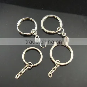25mm Round Shape Metal Key Ring With Short Chain thumbnail-1