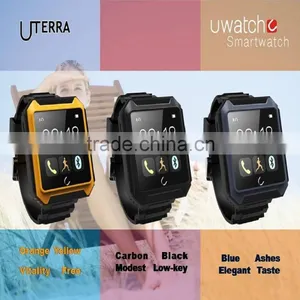Waterproof Watch U TERRA Smartwatch WristWatch Pedometer Calls Compass IPS Screen Ip68 For Android IPhone Samsung S5 Note 4 U8 thumbnail-5