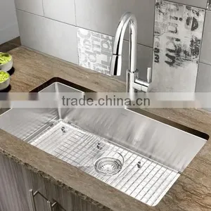 Top Quality Single Handmade Kitchen Sink SUS 304 Undermount Farm Sink With Cupc Certification thumbnail-6