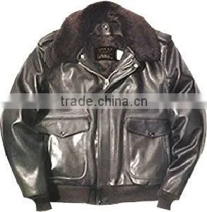 DL-1654 Leather Fur Jacket thumbnail-1
