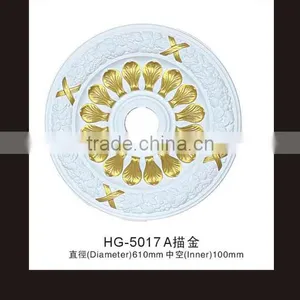 HG5017A Home Interior Decoration PU Medallion thumbnail-1
