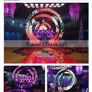 Led 3d Ring Video Display Cabinet Good for Wedding Stage Lighting as Backdrop in 2015 thumbnail-5