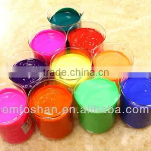Factory Supply Bright Luster Water-based Fluorescent Deep Red Printing Pigment Royal Blue for Fabrics 8009 thumbnail-1