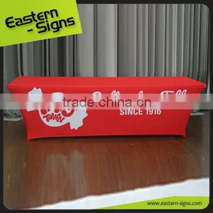 Trade Show Advertising Transfer Printing Polyester Full Color Table Cloth thumbnail-3